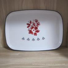 Metal Tray Food Tray Serving Tray with Customized Logo Decal